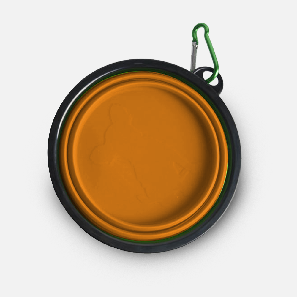 Custom Collapsible Silicone Travel Pet Bowl