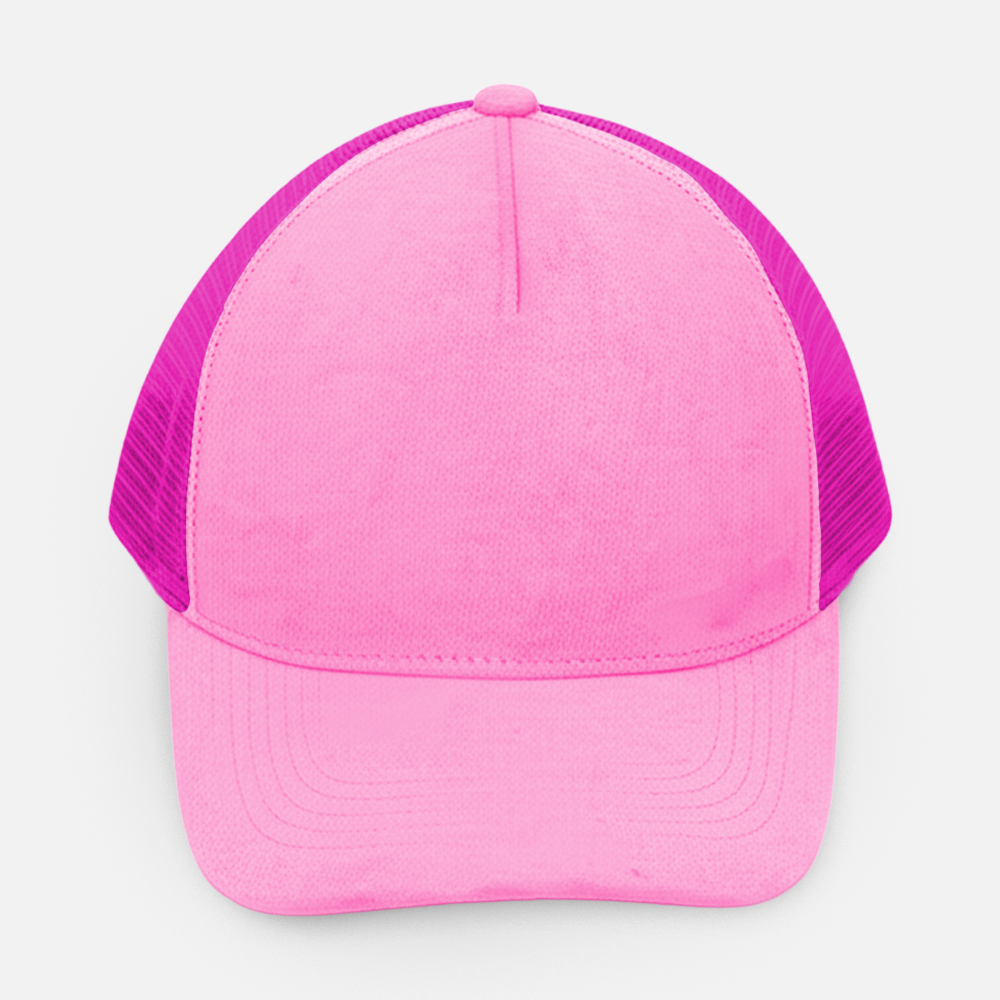 Custom Logo Mesh Suede Trucker Hat