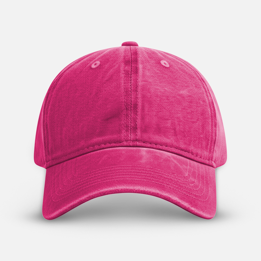 Custom Embroidered Distressed Cotton Baseball Cap