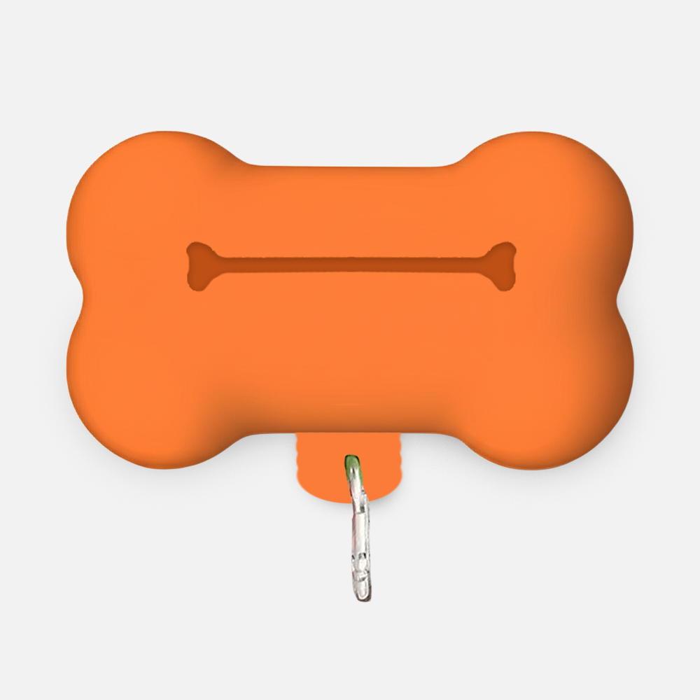 Branded Rubber Bone-Shaped Pet Waste Box