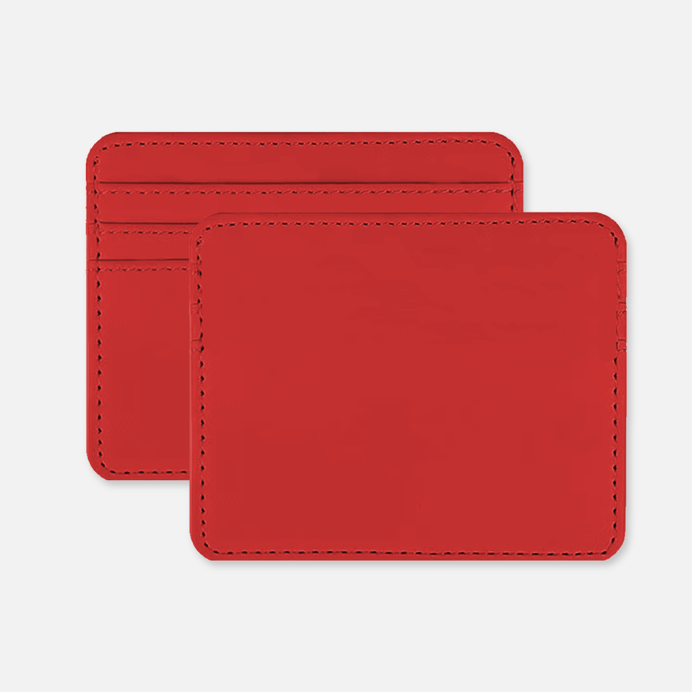 Custom PU Leather Multi-Card Holder Wallet