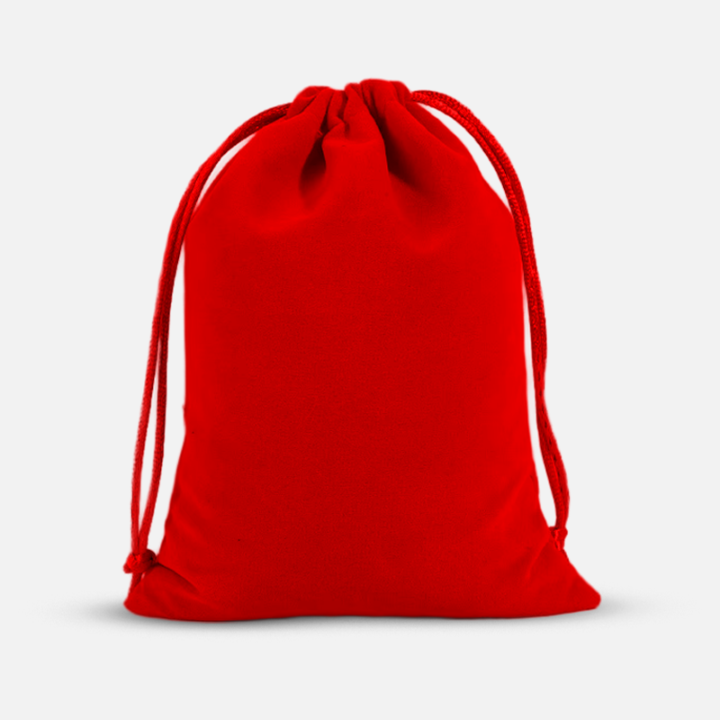 Custom Logo Velvet Jewelry Pouch