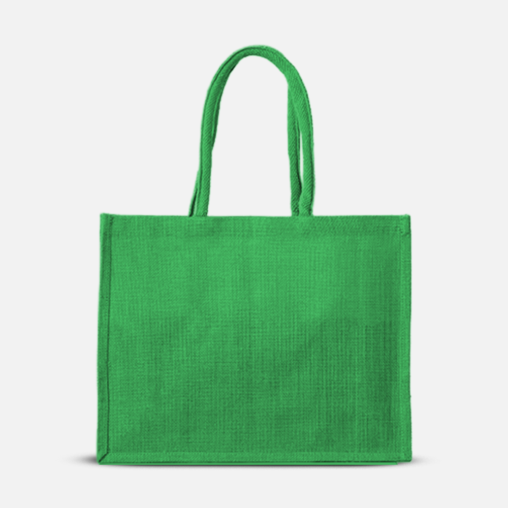 Custom Logo Foldable Jute Tote Bag