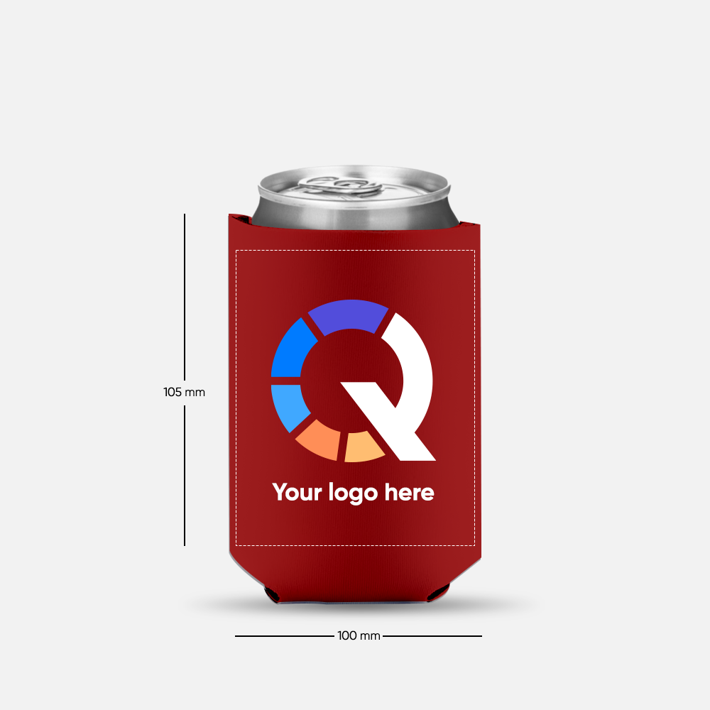 Custom Logo Neoprene Beer Can Holder