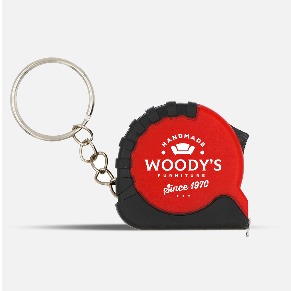 Custom Logo Mini Tape Keychain