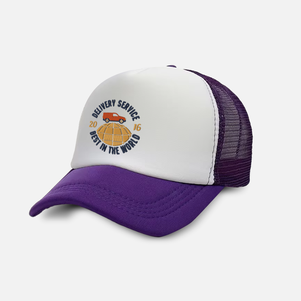 Custom Logo Embroidered Trucker Hat