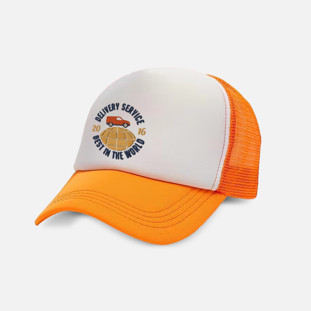 Custom Logo Embroidered Trucker Hat