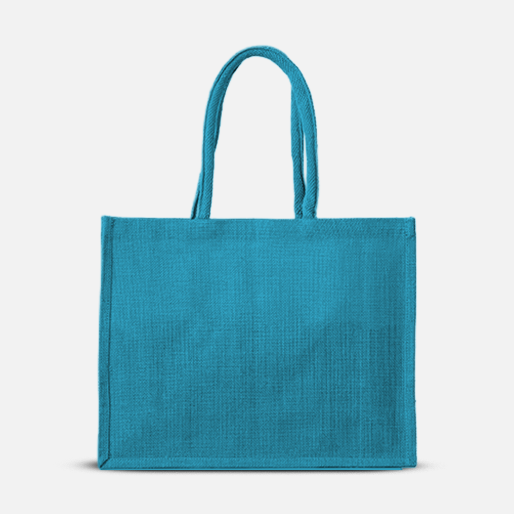 Custom Logo Foldable Jute Tote Bag