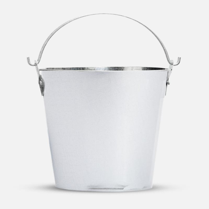 Factory Custom 5L/8L/10L Galvanized Iron Metal Tin Beer Ice Bucket for Champagne Beverage With Handle