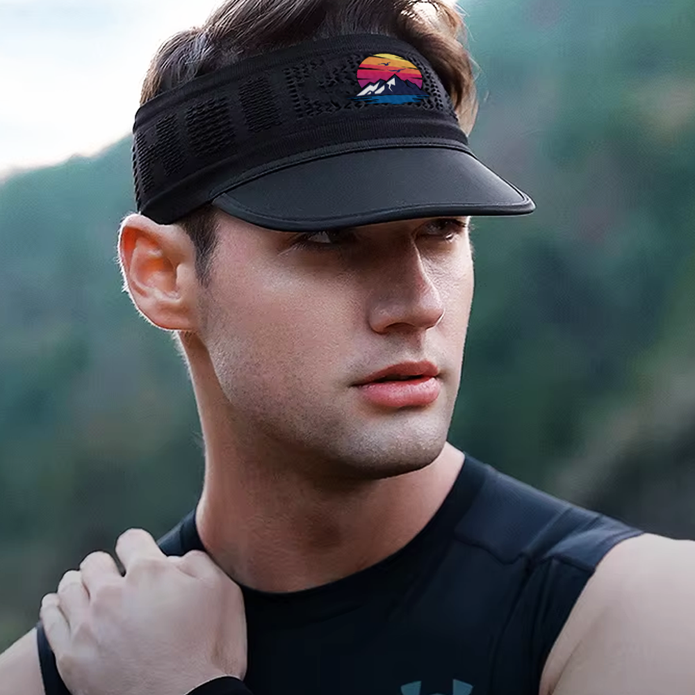 Custom Logo Adjustable Sports Visor Cap