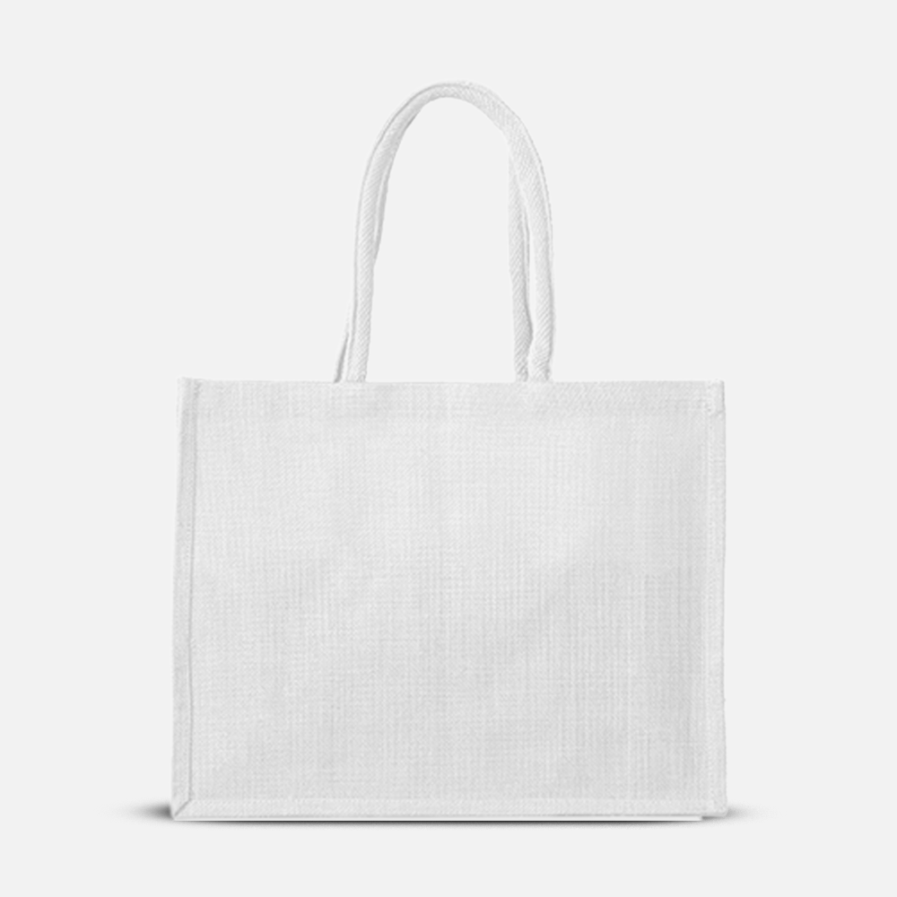 Custom Logo Foldable Jute Tote Bag