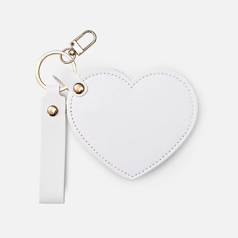 Custom Logo Heart Shaped Pocket Mirror