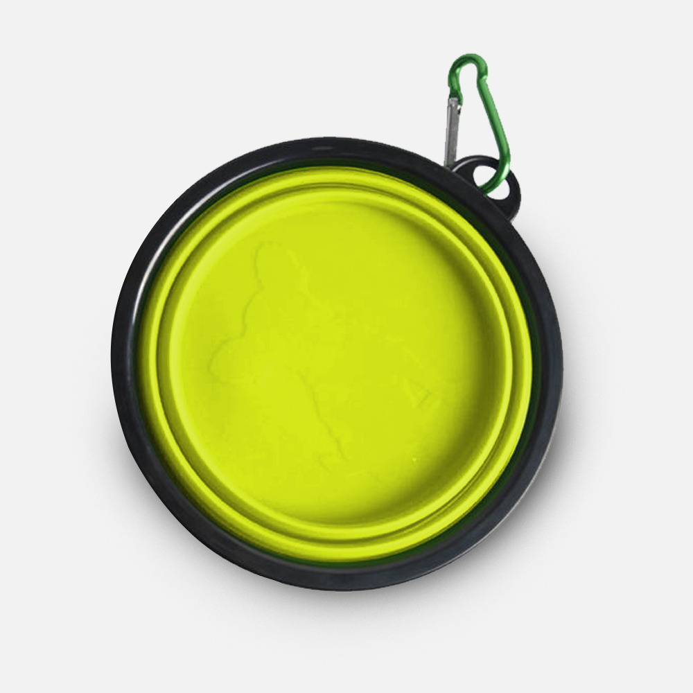Custom Collapsible Silicone Travel Pet Bowl