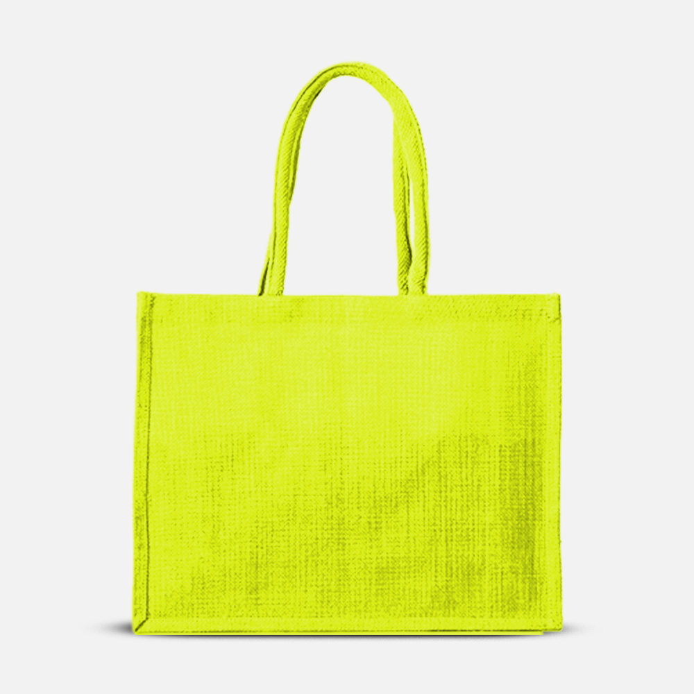 Custom Logo Foldable Jute Tote Bag