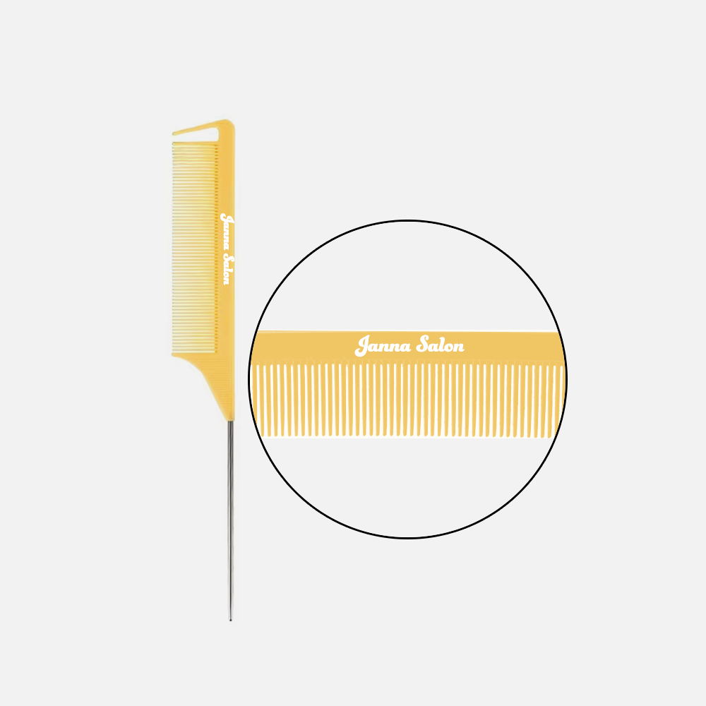 Custom Logo Anti-Static Carbon Hair Comb