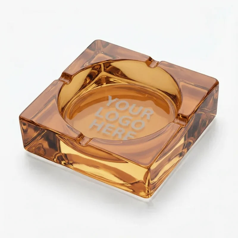 Glass Ashtray Square