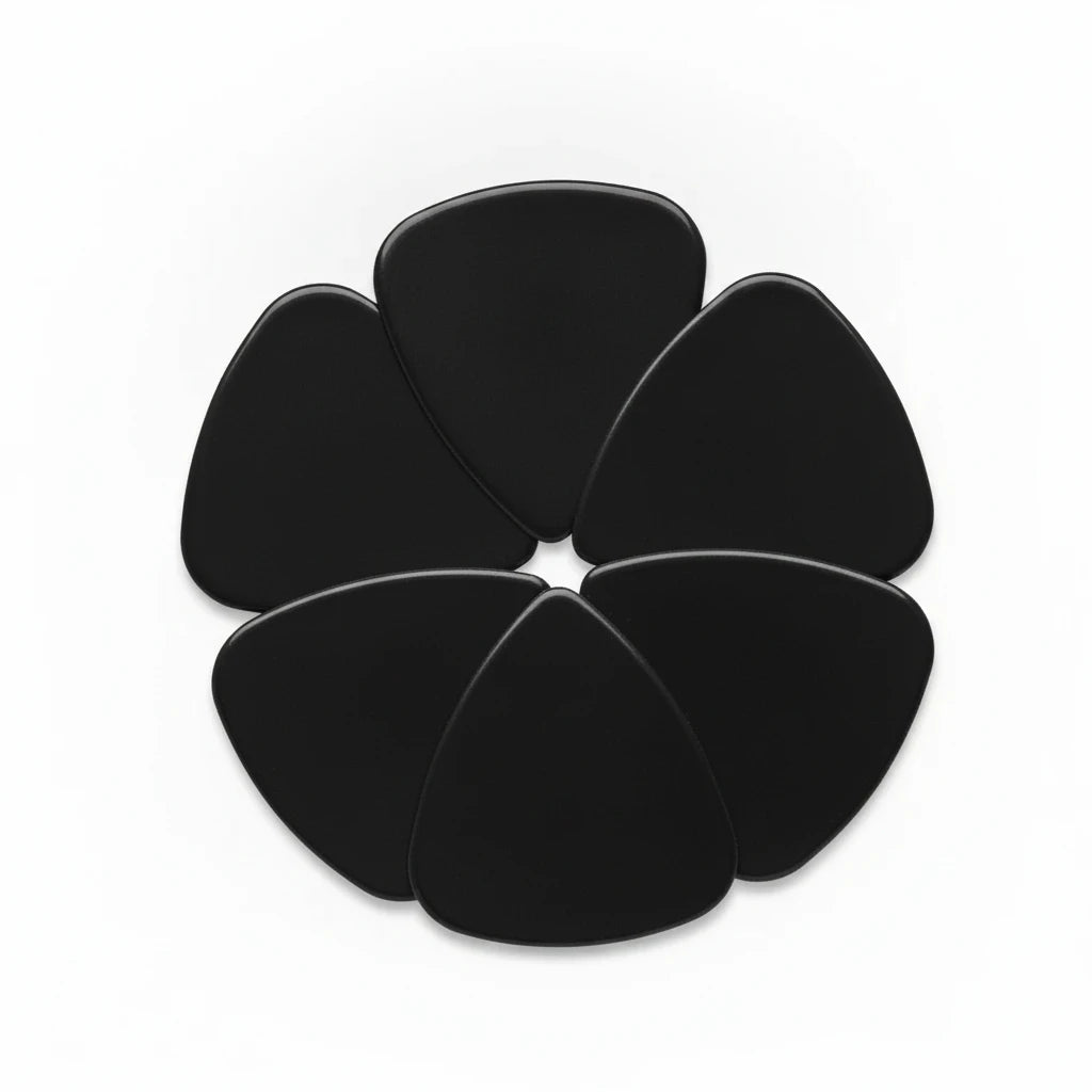 Black Celluloid Guitar Picks