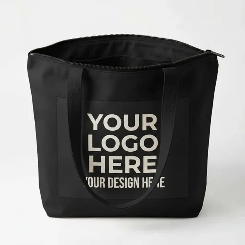 Zippered Tote Bag