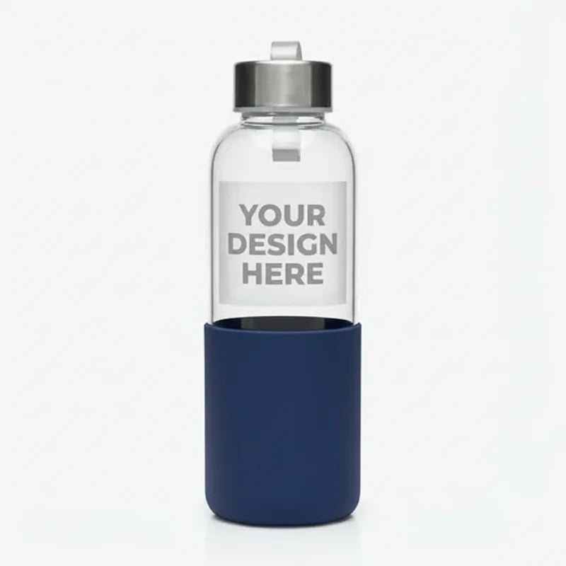 Glass Water Bottle 16oz