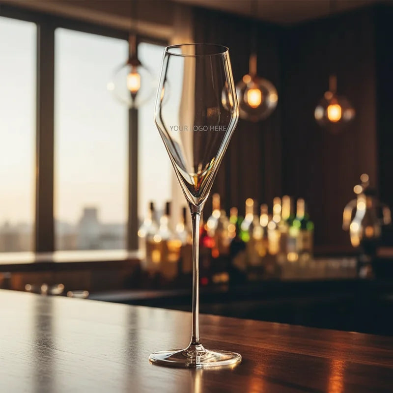 Handmade Bubble Champagne Flute 9oz