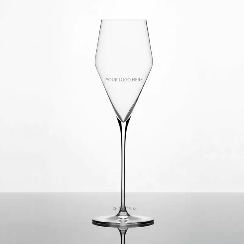 Handmade Bubble Champagne Flute 9oz
