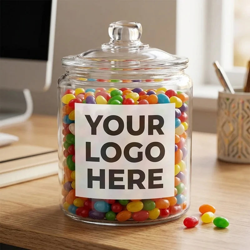 Glass Candy Jar with Lid