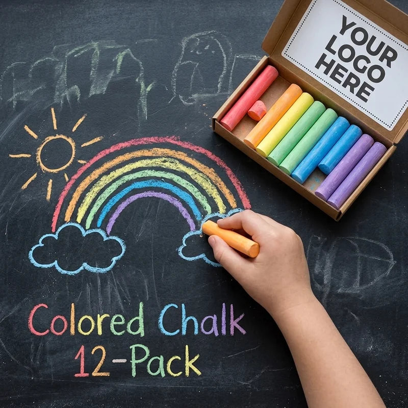 Colored Chalk 12-Pack