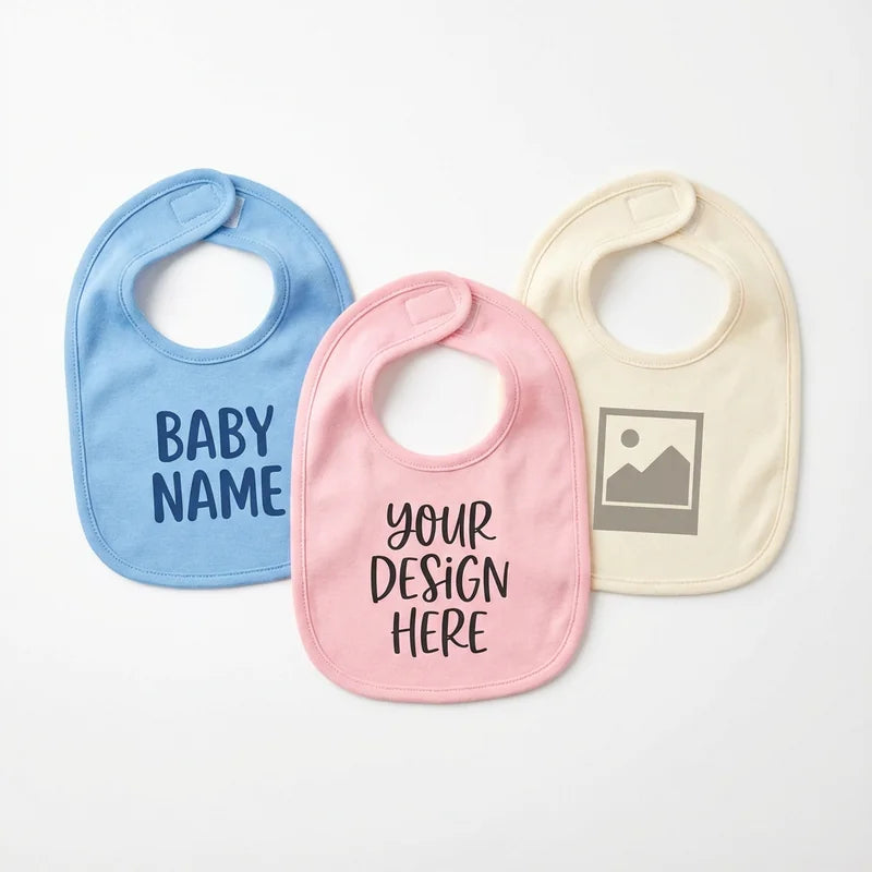 Custom Baby Bibs 3-Pack