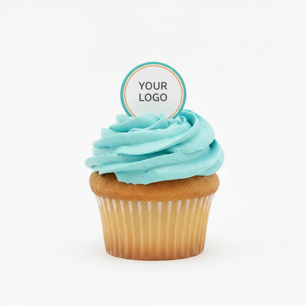 Custom Logo Cupcakes 🇺🇸