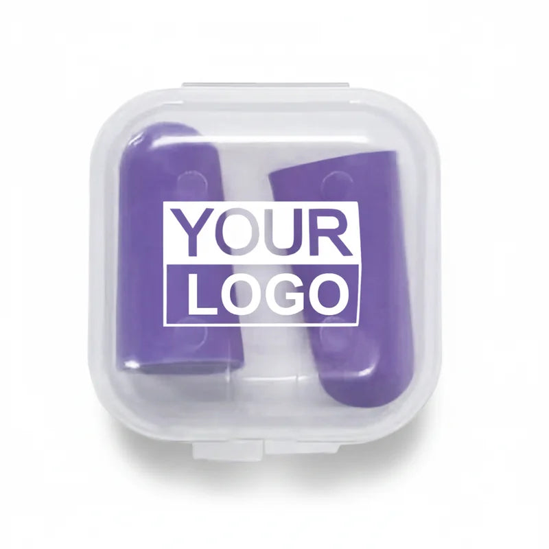 Custom Foam Ear Plugs in Clear Case