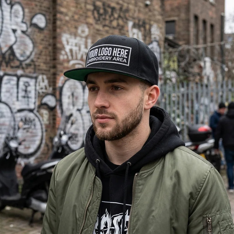 Flat Bill Fitted Cap