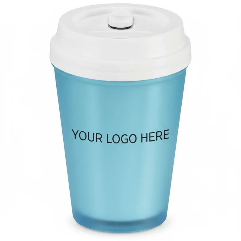 Frosted Plastic Stadium Cup 16oz