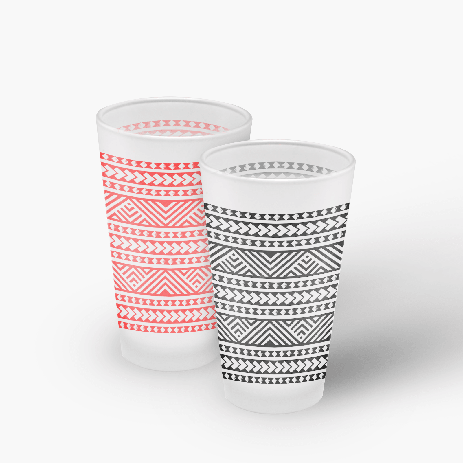 Frosted Pint Glass 16oz