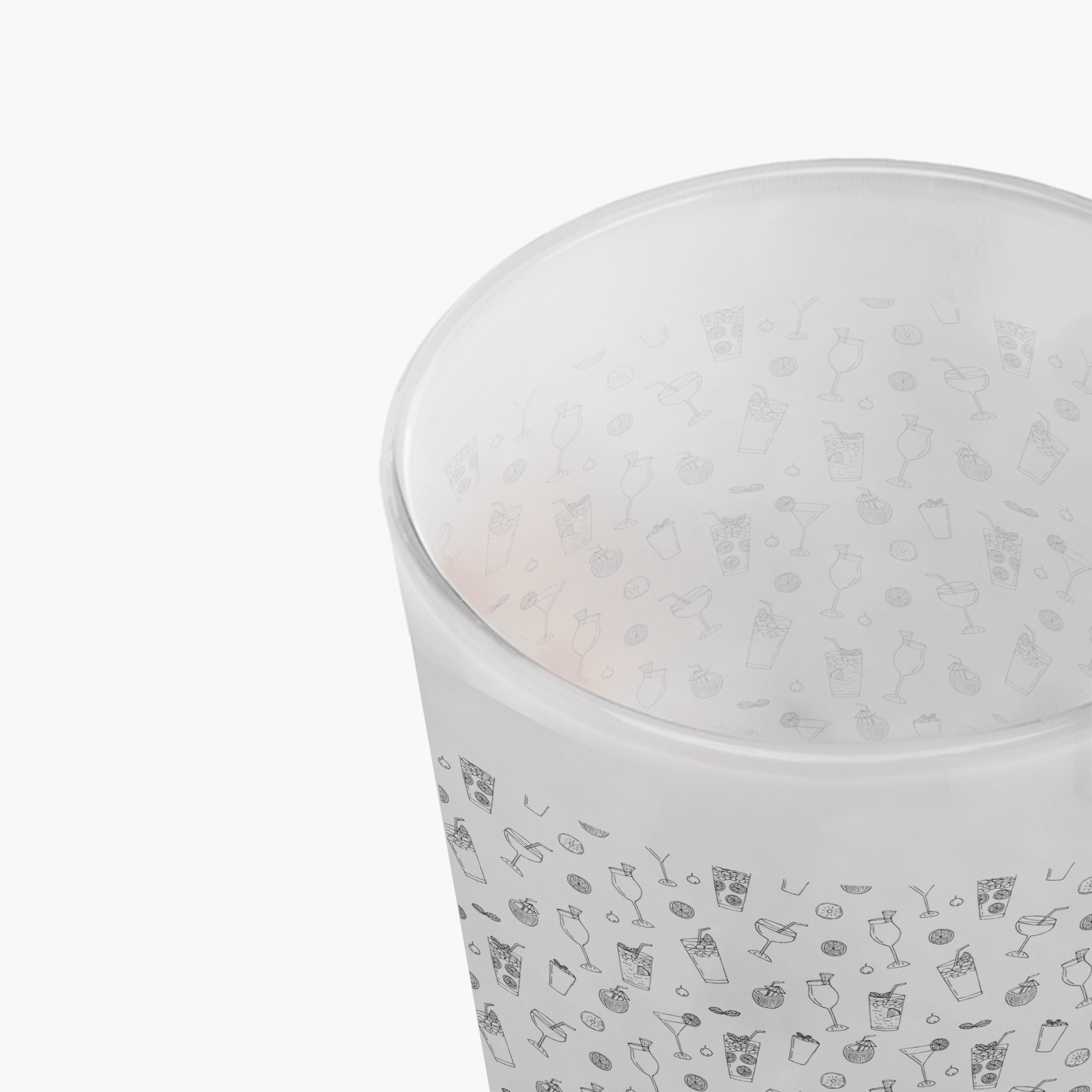 Frosted Pint Glass 16oz