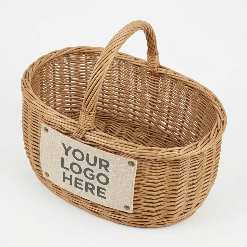 Wicker Gift Basket