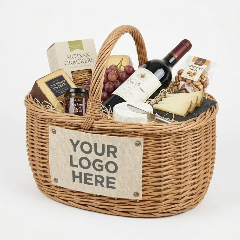 Wicker Gift Basket