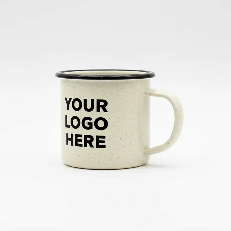 Glacier Camp 12oz Enamel Steel Mug