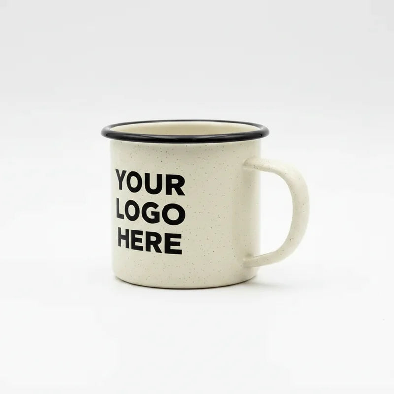 Glacier Camp 12oz Enamel Steel Mug