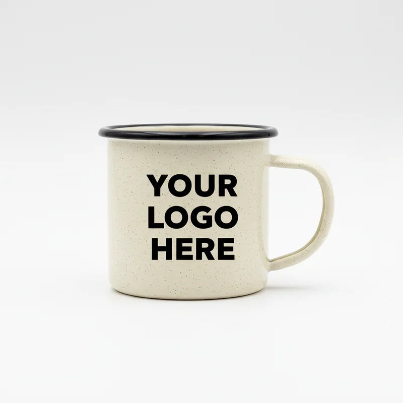 Glacier Camp 12oz Enamel Steel Mug