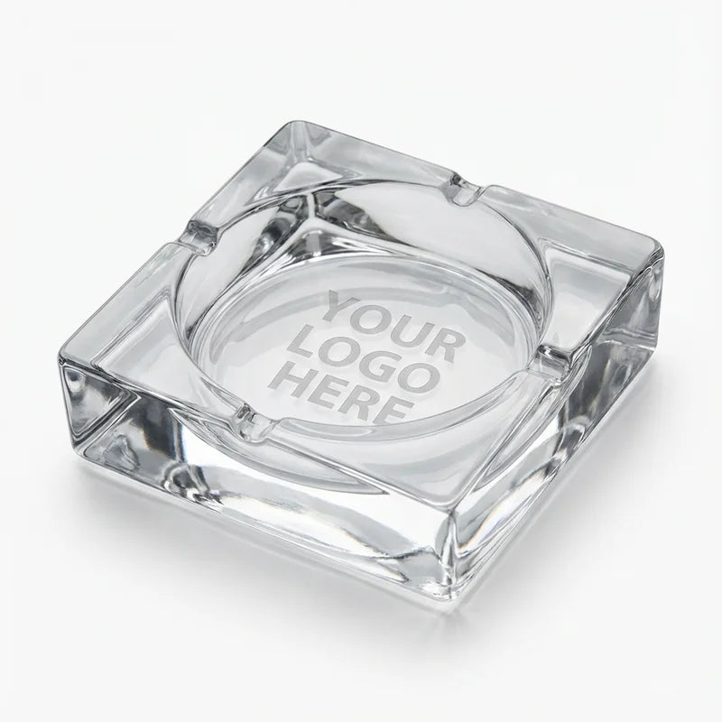 Glass Ashtray Square
