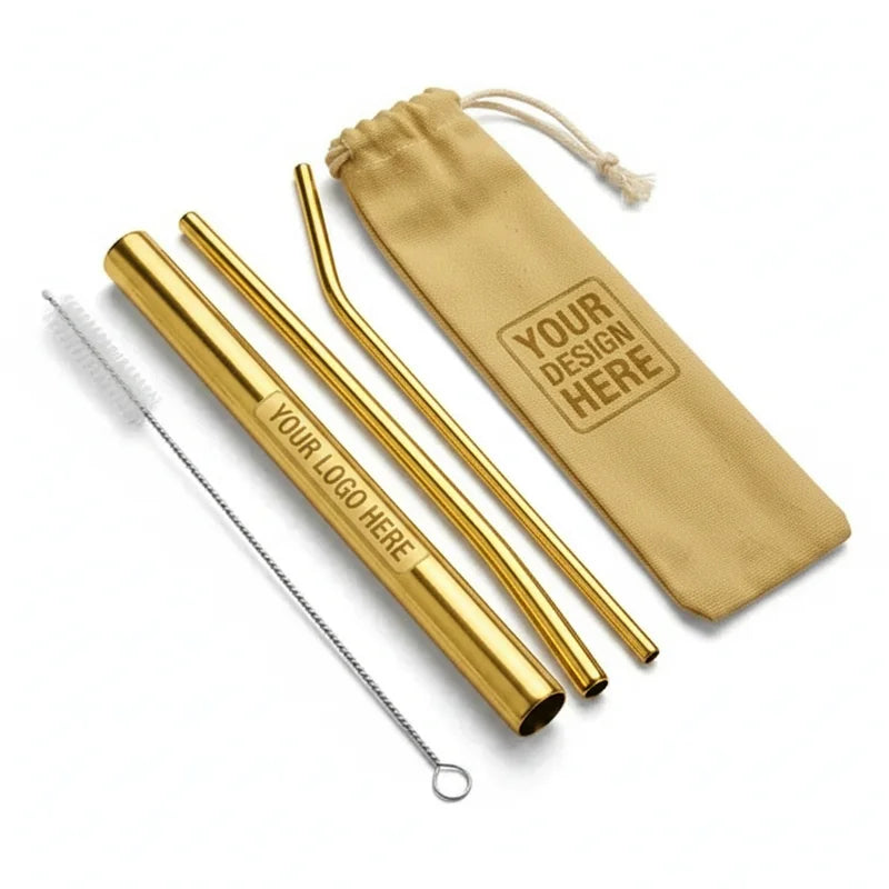 Stainless Steel Straw Set