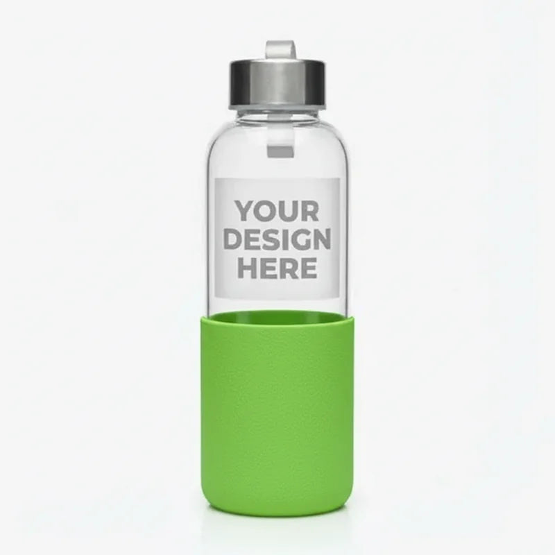 Glass Water Bottle 16oz