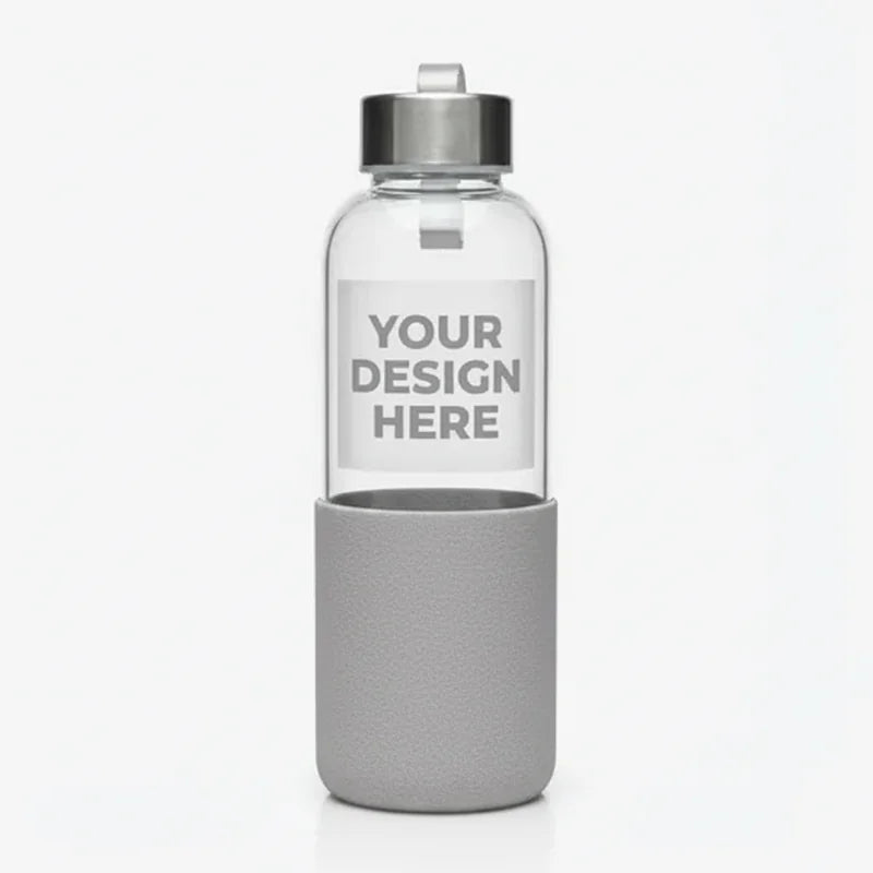 Glass Water Bottle 16oz