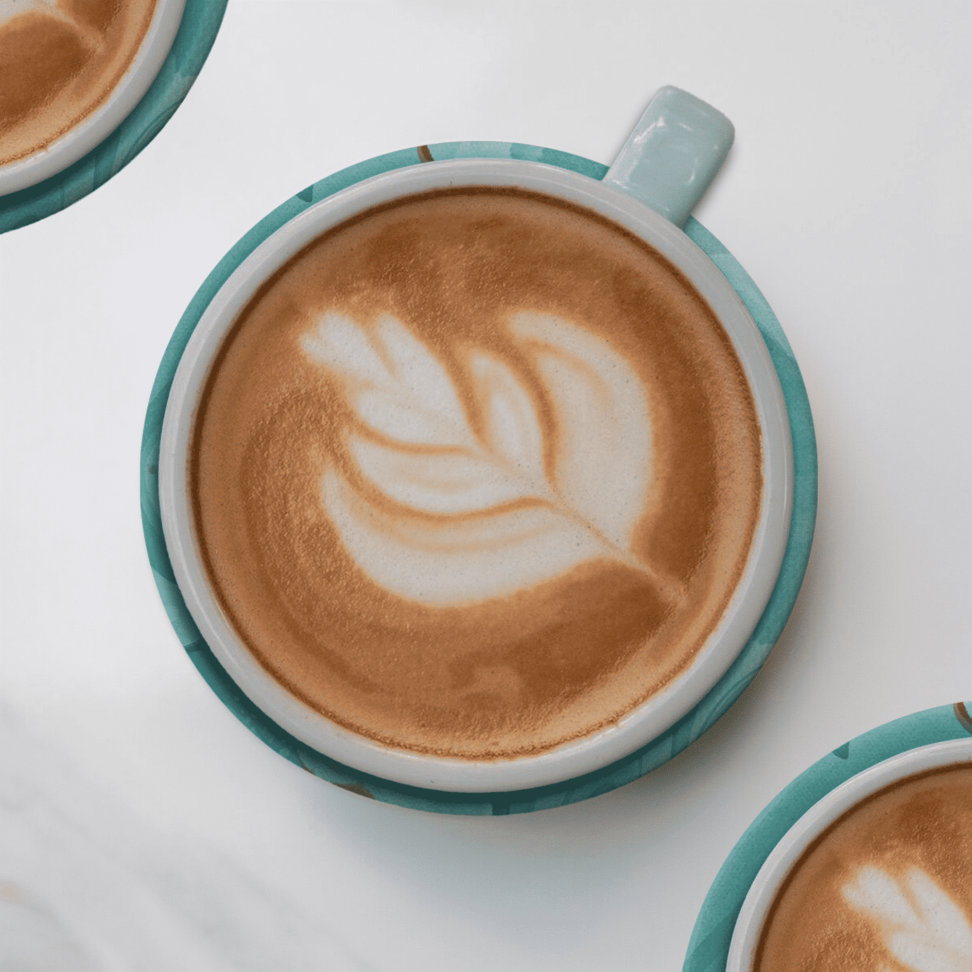 Cork Backed Ceramic Coaster