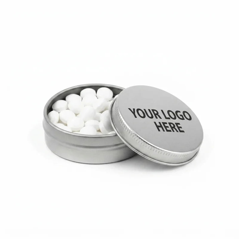 Breath Mints in Tin