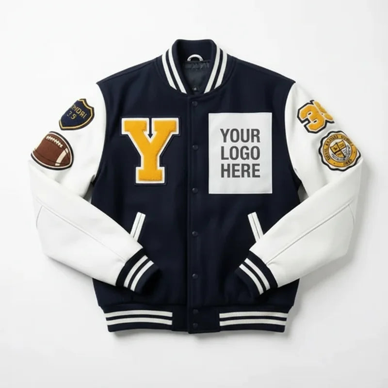 Varsity Jacket with Patches
