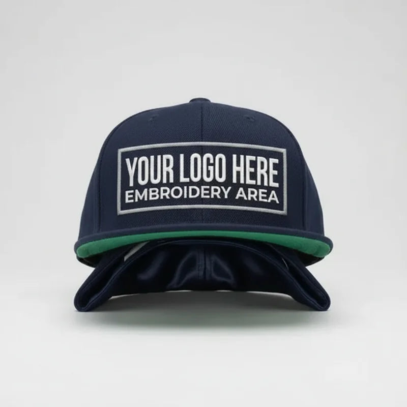 Flat Bill Fitted Cap