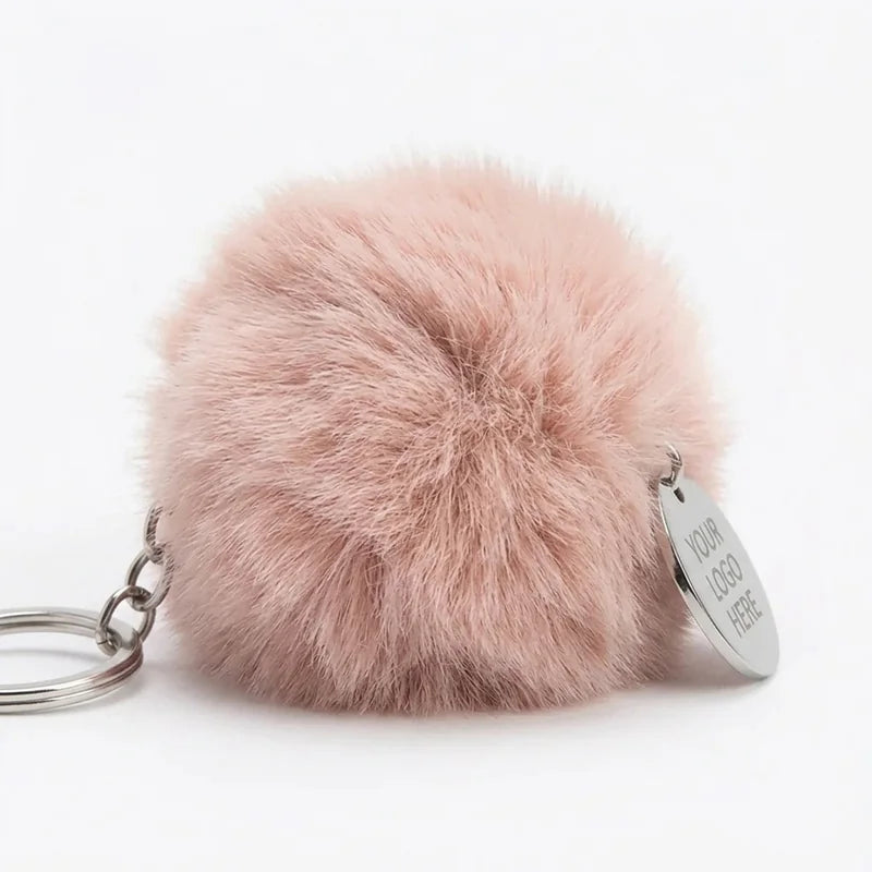 Fluffy Pom-Pom Keychain