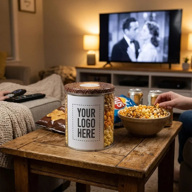 Gourmet Popcorn Tin