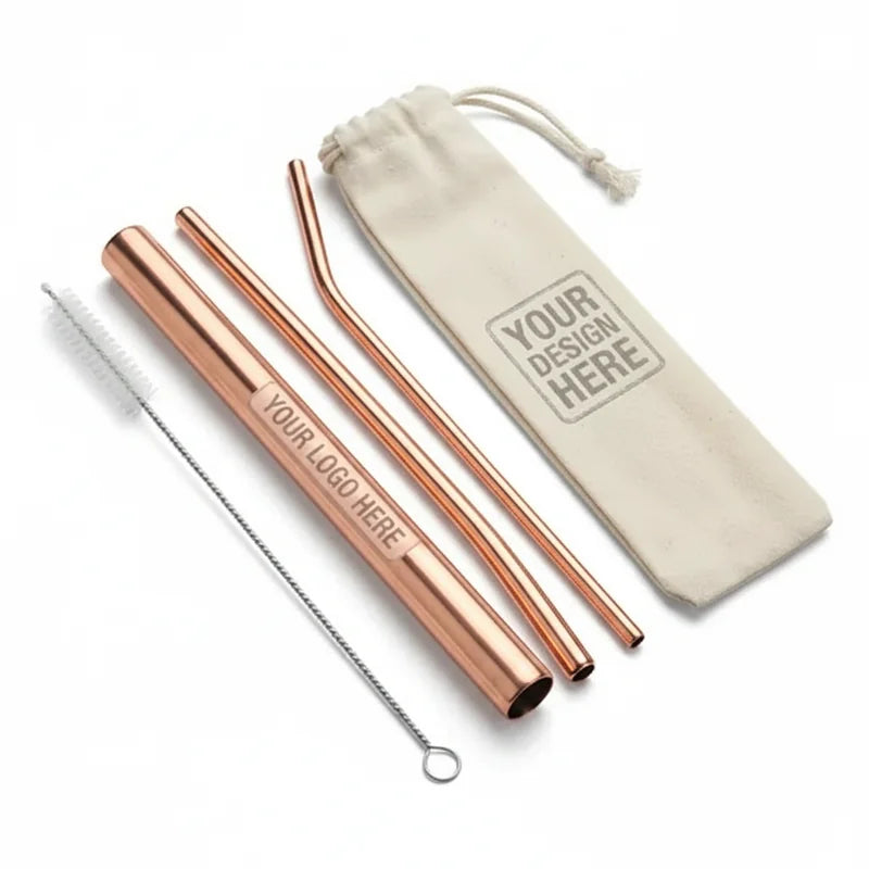 Stainless Steel Straw Set